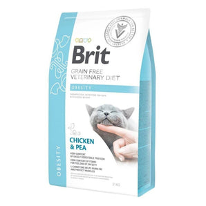 Brit care Grain Free Veterinary Diet CAT Obesity 2 Kilos