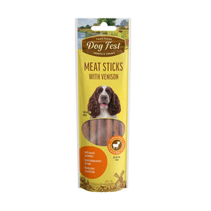 Dog Fest Barras de carne con venado 45 grs