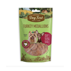 Dog Fest Medallones de Pavo 55 gr