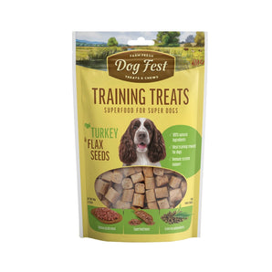 Dog Fest Training Snack Pavo y Semillas de Linaza 90 gr