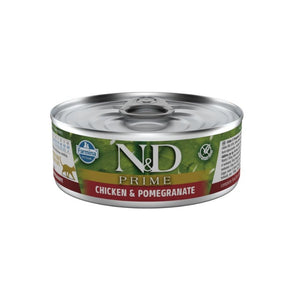 Lata N&D prime alimento húmedo cat chicken & pomegranate 80 GR