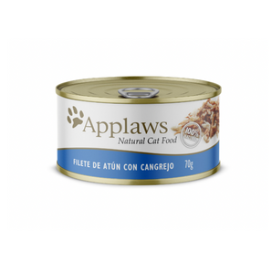 Lata applaws cat in tuna with crab (atun y cangrejo) 70 gramos