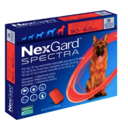 Nexgard spectra de 30.1 a 60 kilos