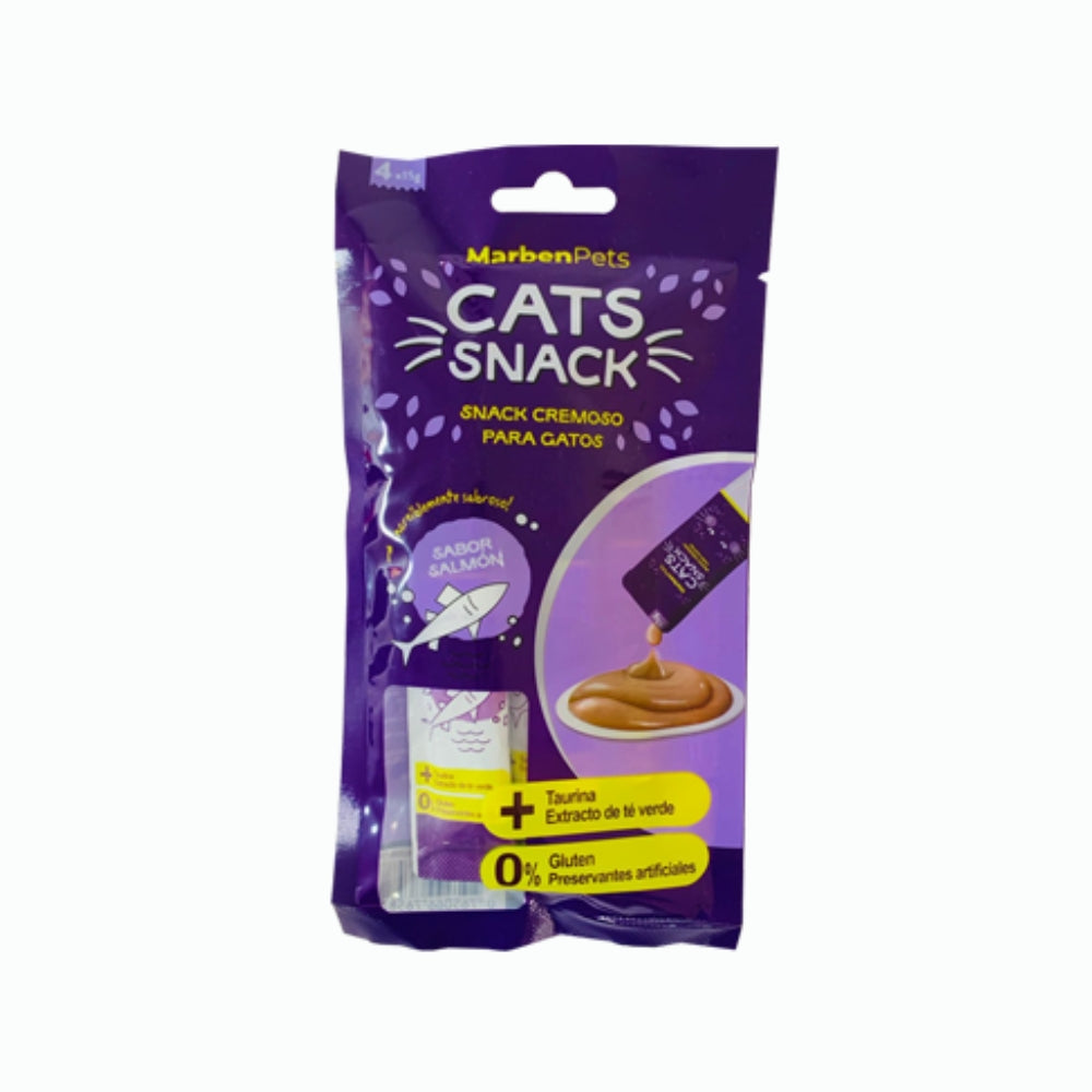 Cat Snack Tubito Cremoso Sabor Salmón