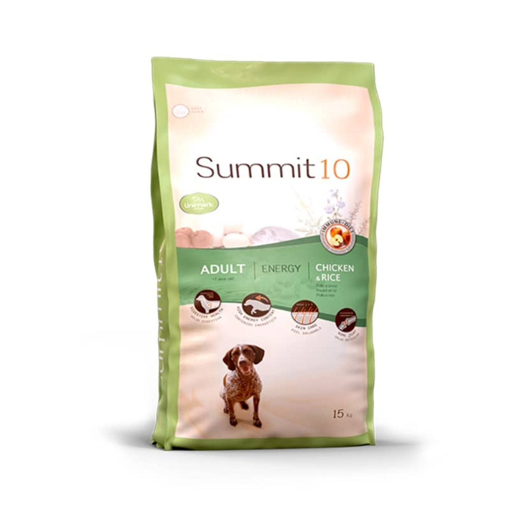 Summit 10 Life Stages Adult Energy Chicken & Rice 15 kilos