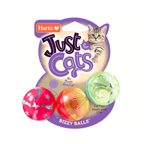 Hartz Just For Cat Bizzy Balls Cat Toy