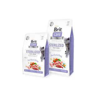 Brit Care cat Grain-free sterilized weight control