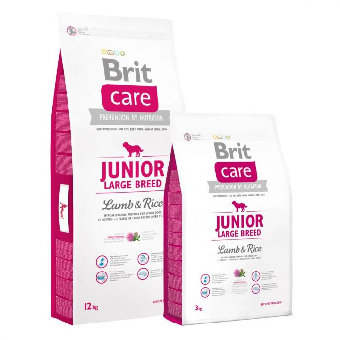 Brit Care Junior Large Breed Cordero y Arroz