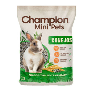 Champion mini pets conejo 1 kilo