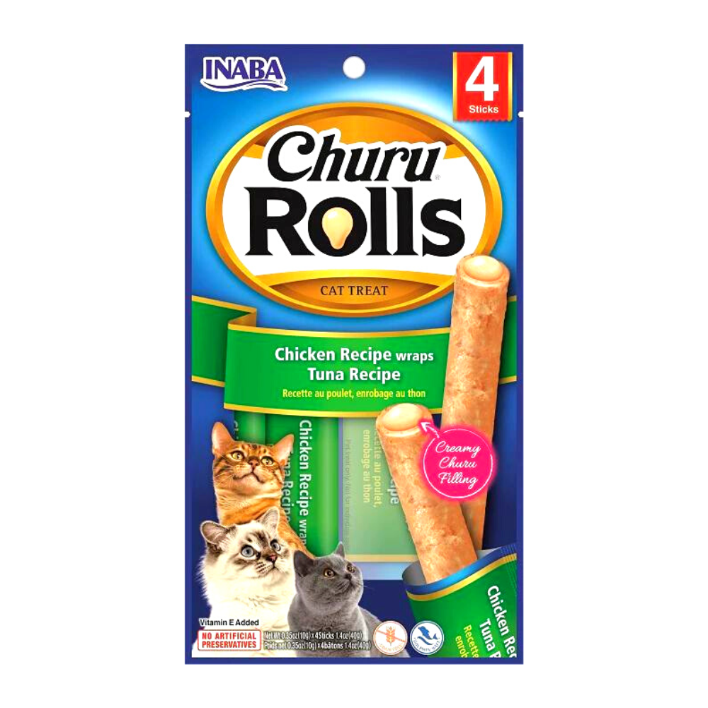 Churu Rolls Cat Chicken & Tuna Recipe