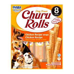 Churu Rolls perros Chicken recipe