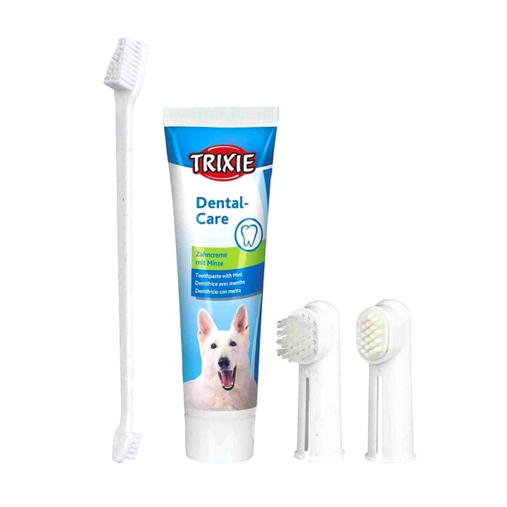 Set higiene dental trixie perro