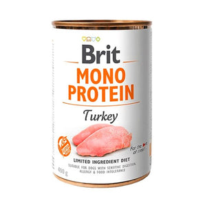 Lata Brit mono protein turkey 400 gramos