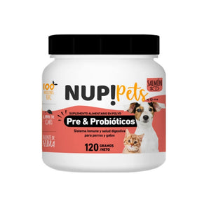 Nup! Pets Pre & Probioticos 120 gramos