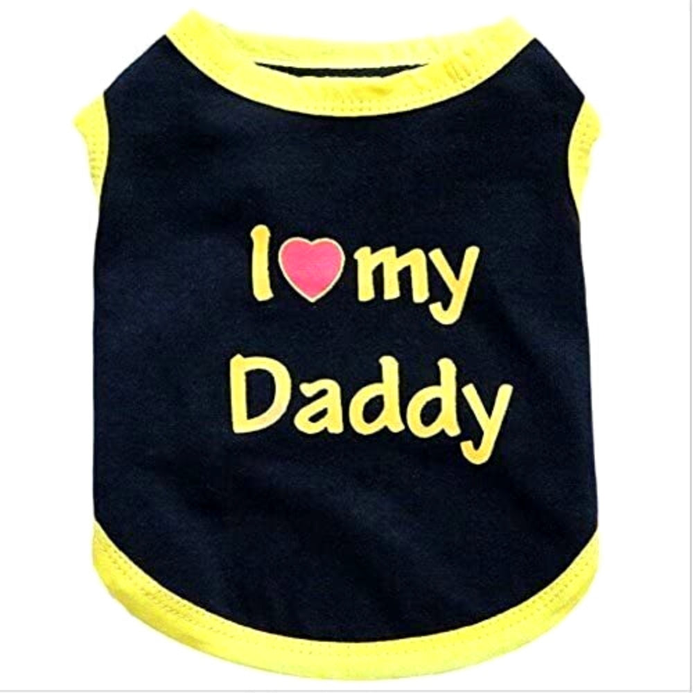 Camiseta sin mangas I love my daddy-mommy